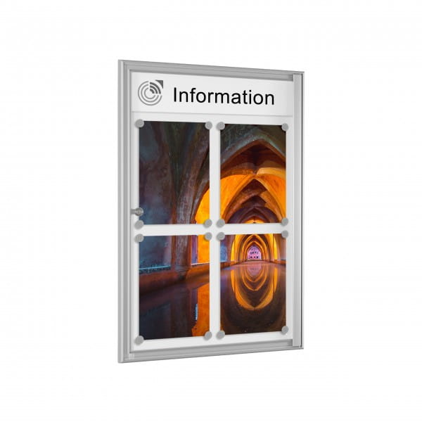 Einfach-Schaukasten InfoSelect® 4 x DIN A4
